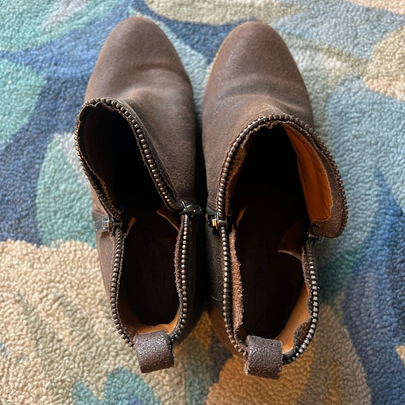 Lucky Brand Double Zip Suede Booties - Picture 4 of 6